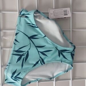 NEW Fantasie Luna Bay Mid Rise Bikini Brief Swim Bottom 502472 Glacier Teal Blue